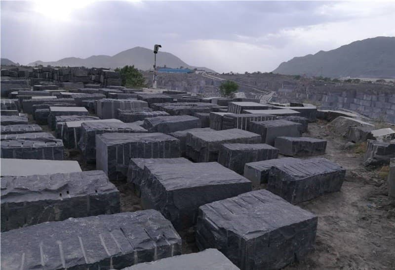 Black Granite Raw Material 